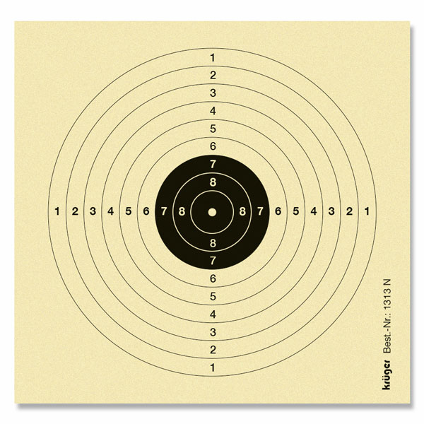Air Rifle & Pistol Shooting Compound Archery Card Airgun Targets /14cm or 17cm 