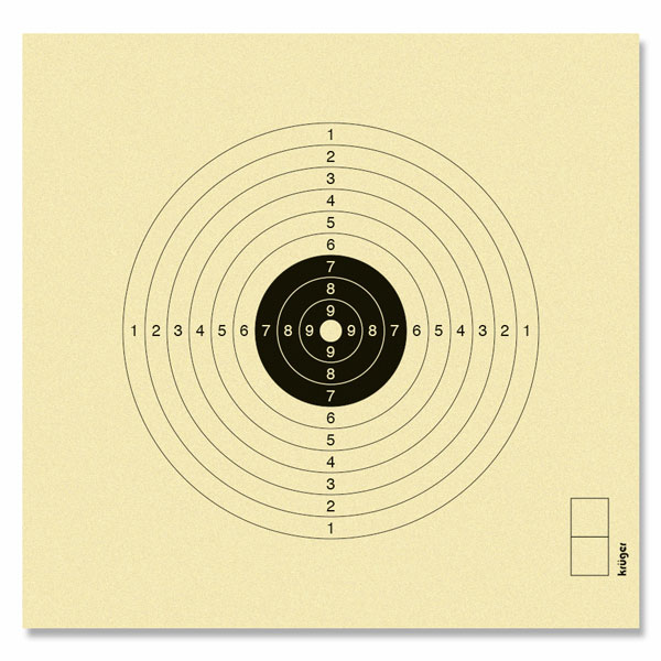 10pcs Target Paper 60*60cm Shooting Bullseye Archery Target Sheet